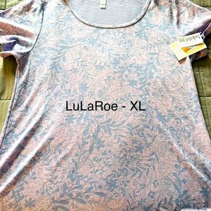 LuLaRoe Pink/Gray Women’s XL